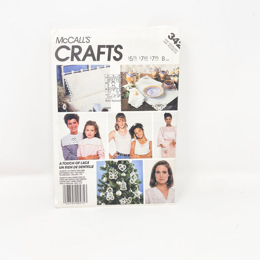 McCall's Crafts Pattern A Touch of Lace - 342