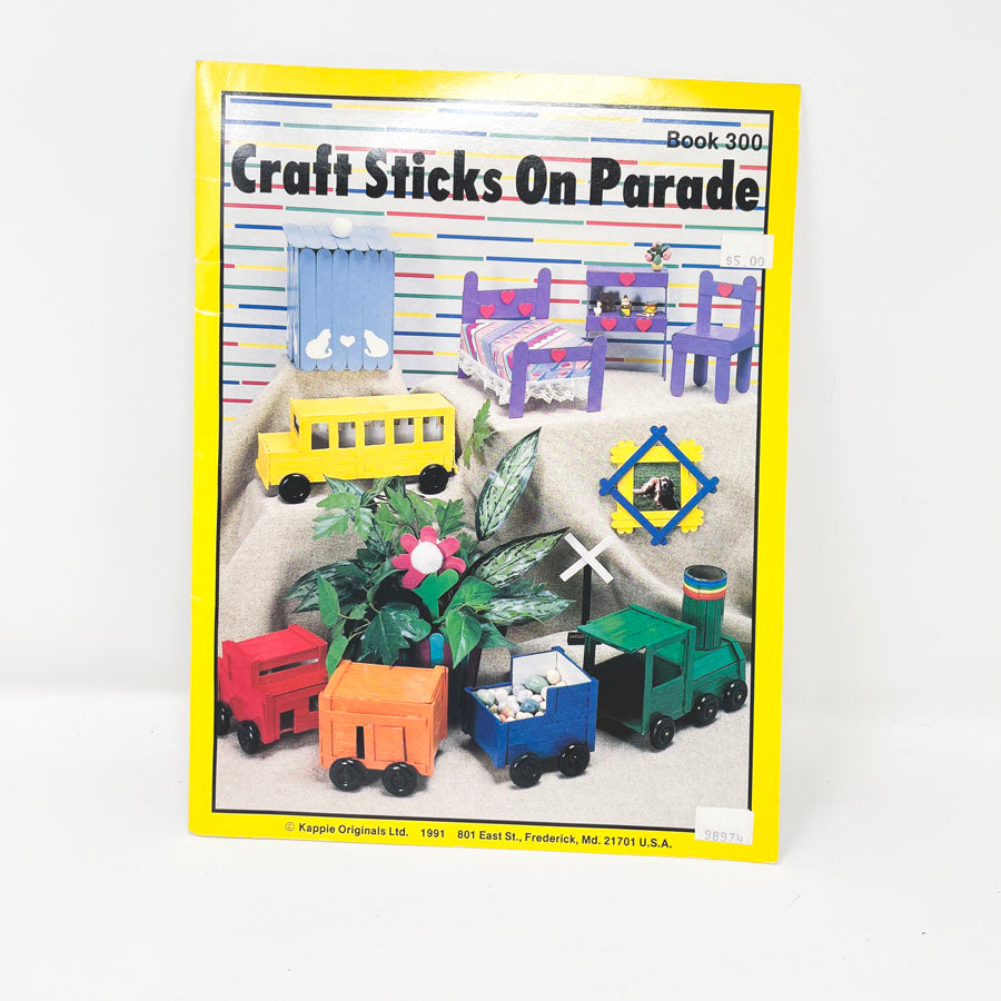 "Craft Sticks On Parade" Book 30 by Kappie Originals