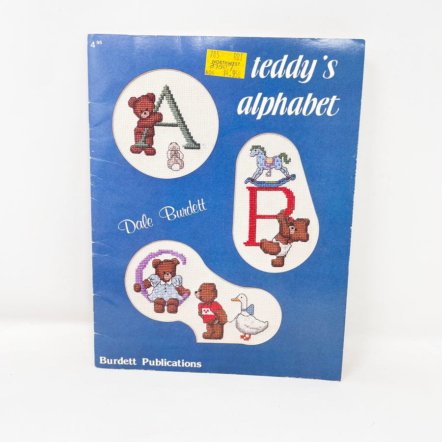 "Teddy's Alphabet" Cross Stitch Charts by Dale Burdett