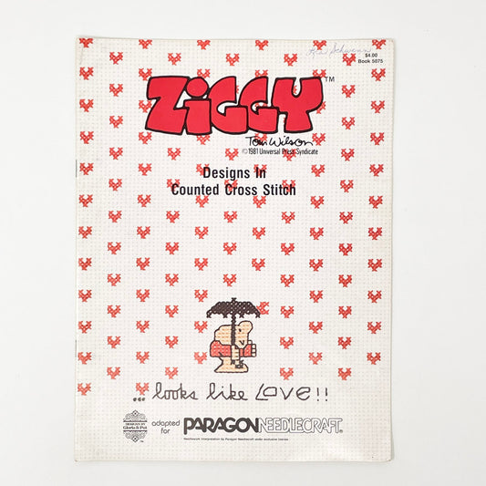 Vintage Cross Stitch Pattern - 1980s - Ziggy - Pick a Pattern