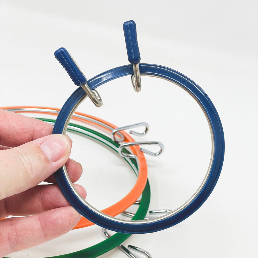 Metal and Plastic Quick Release Embroidery Hoop - Assorted Sizes