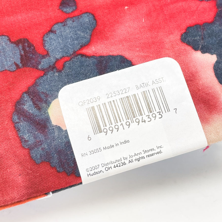 Red and Blue Fabric Quarter Bundle