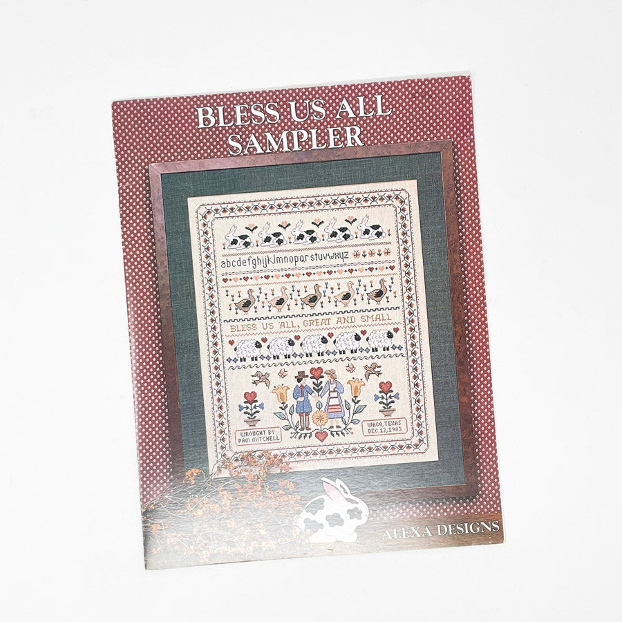 1980s Vintage Cross Stitch Pattern Bundle - Sampler