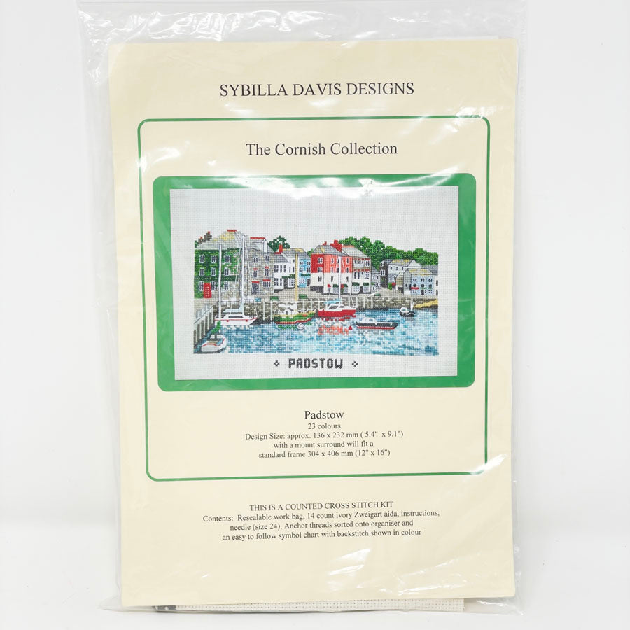 Sylvia Davis Designs Cross Stitch Kit - Padstow Cornwall Designs Kit