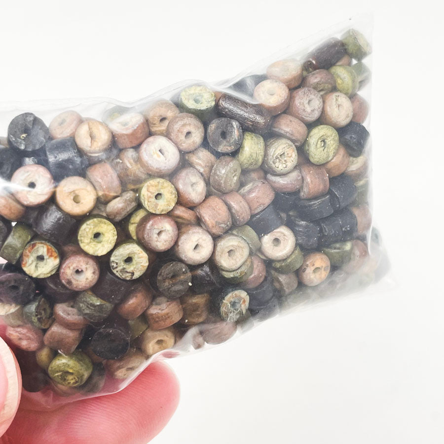 Assorted Wood/Wood Style Beads