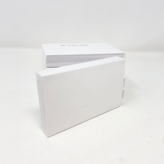 Blank Index Cards