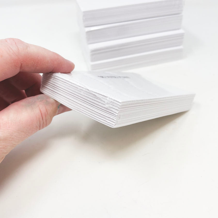 Blank Index Cards