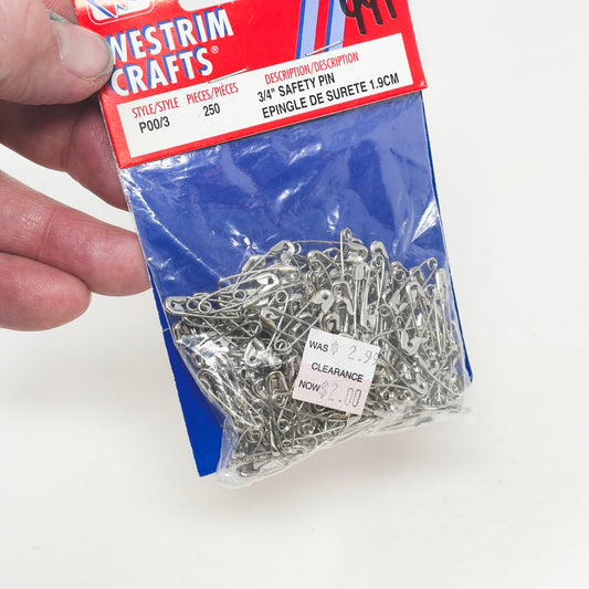 Westrim Craft 3/4" Safety Pins