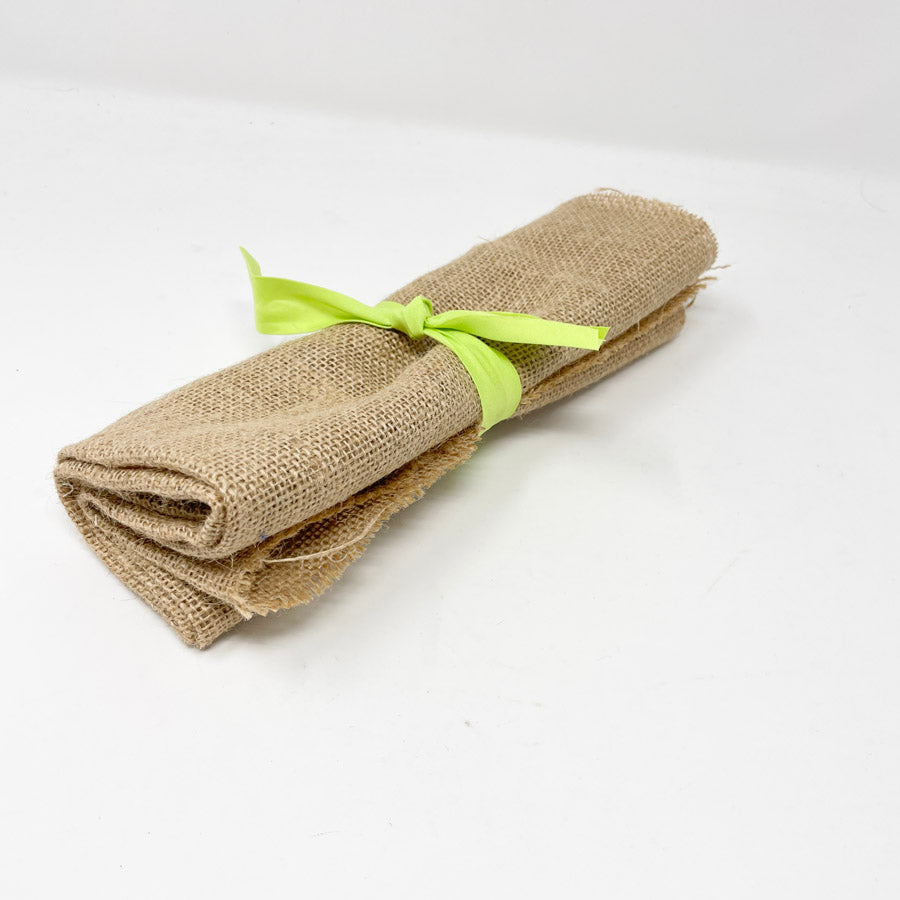 Burlap Fabric Remanant - 36" x 19"