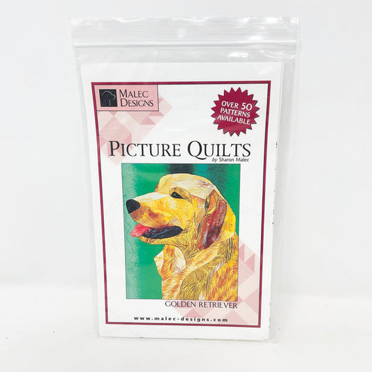 Golden Retriever Pattern - Picture Quilts by Sharen Malec