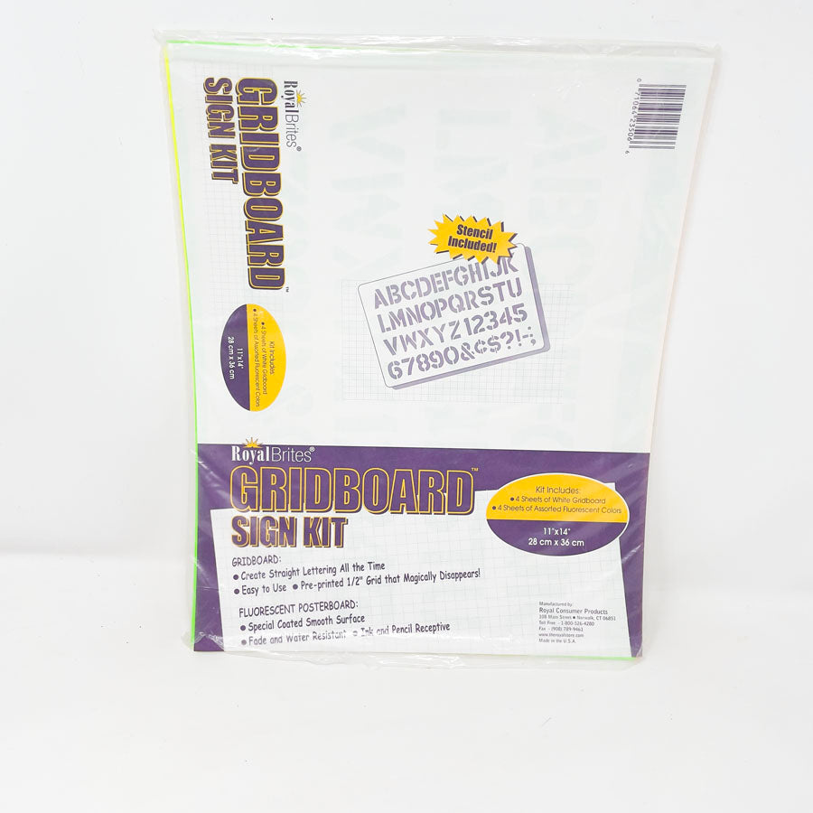 Royal Brites Gridboard & Posterboard Sign Kits