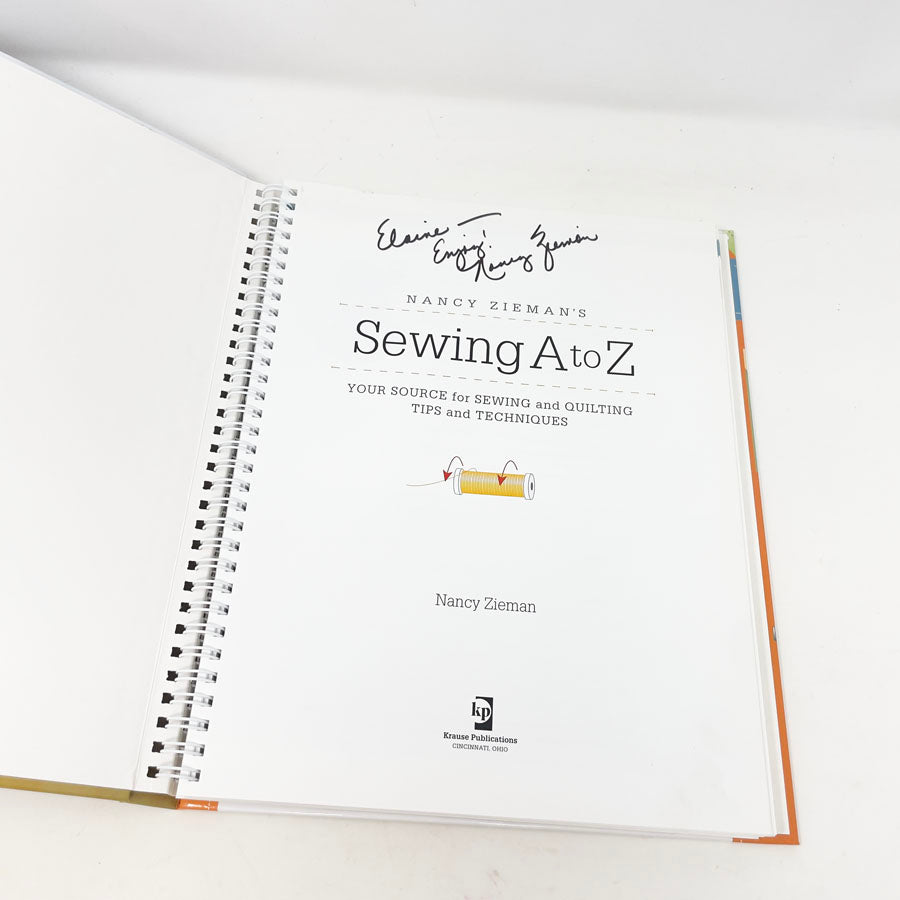 "Sewing A to Z" by Nancy Zieman