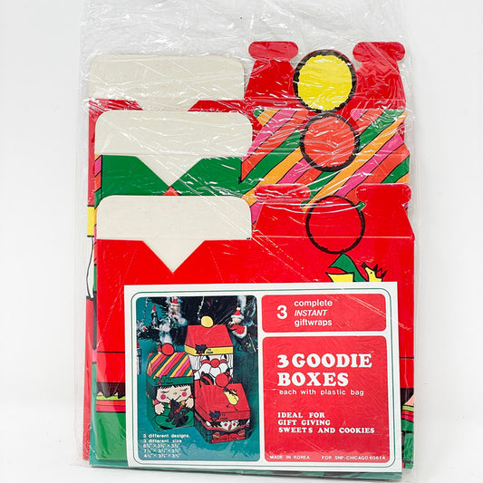 Vintage Christmas Goodie Boxes