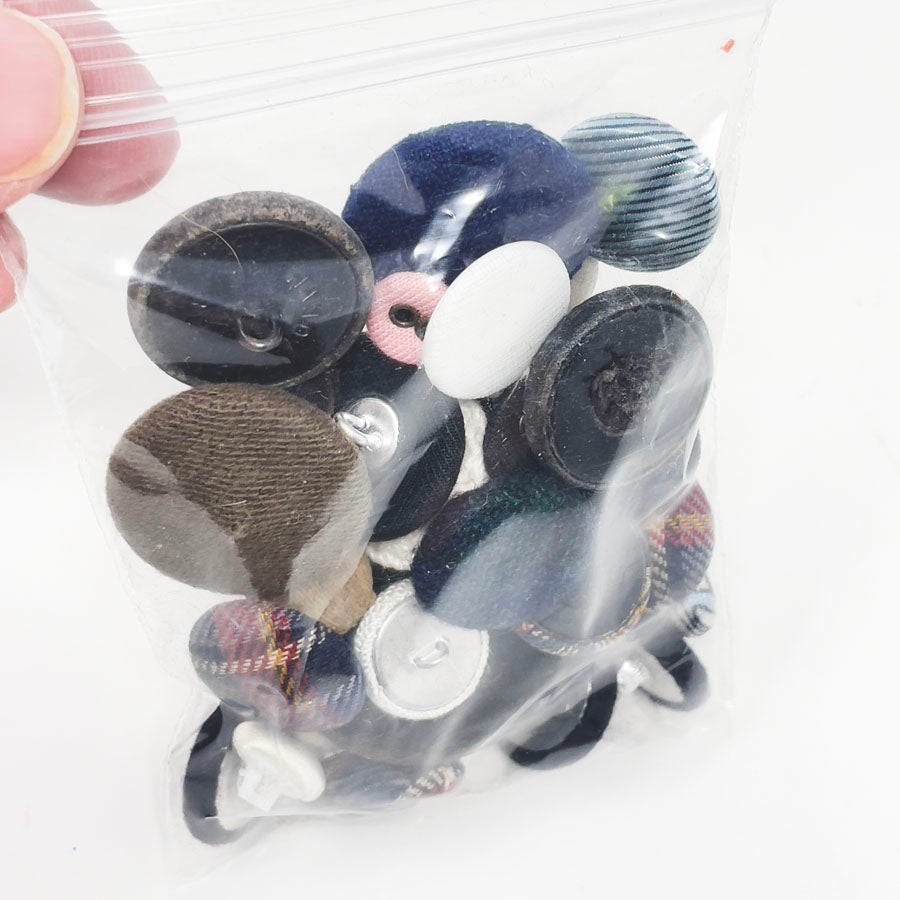 Assorted Fabric Covered Button Pack