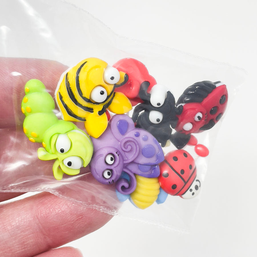 Bug Novelty Buttons