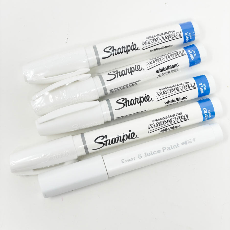 White Paint Pen Bundle (5)