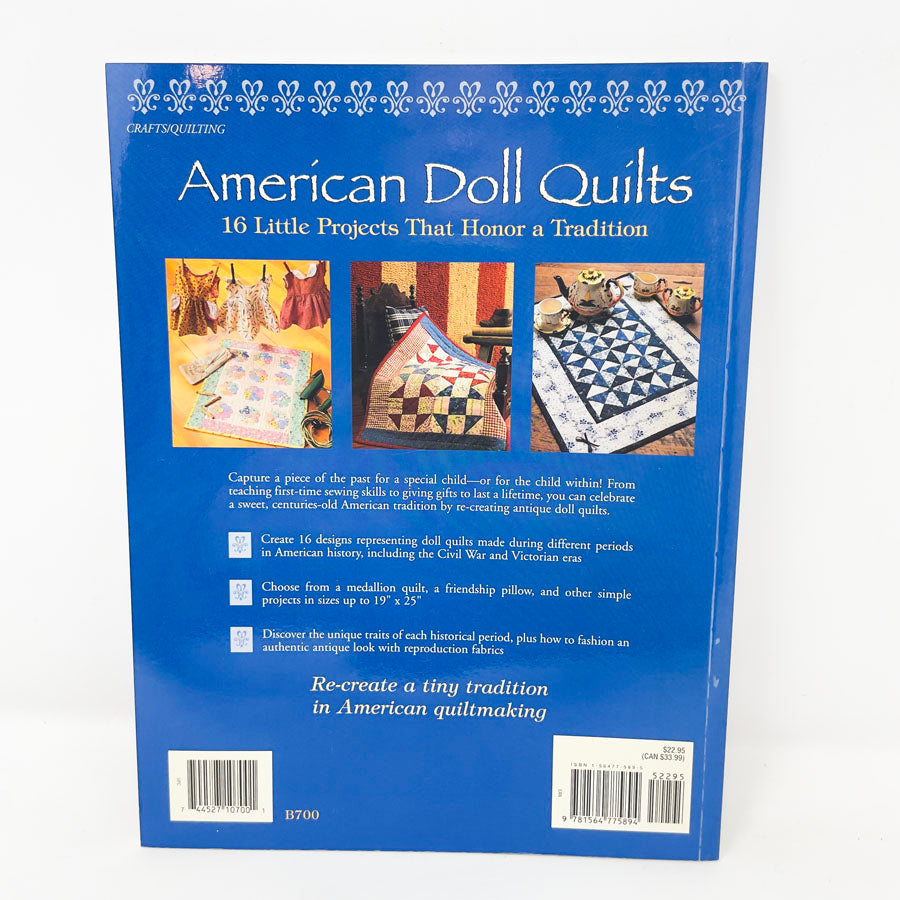 "American Doll Quilts" by Kathleen Tracy