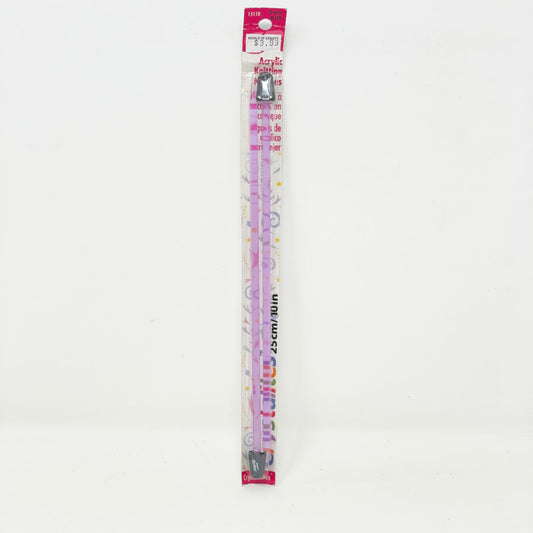 Size 8 - 10" Susan Bates Acrylic Knitting Needles