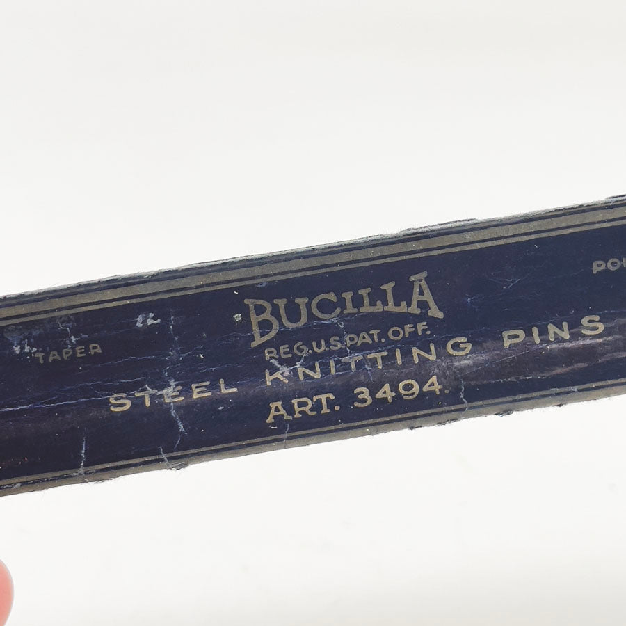 5 Vintage Bucilla Steel Double Point Knitting Needles