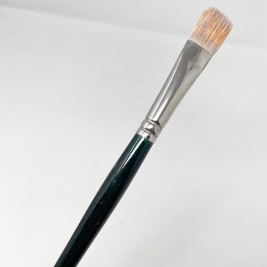 Winton Hog Bristle Brush - Flat, Long Handle, Size 8