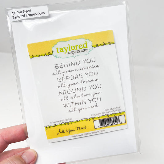 All You Need Stamps - Taylored Expressions