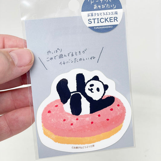 NEW // Furukawa Sticker - Doughnut Panda