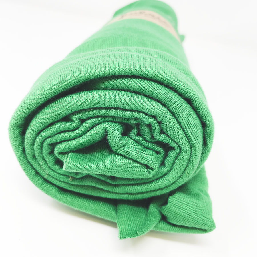 Kelly Green Knit Jersey Fabric - appx. 1 Yard