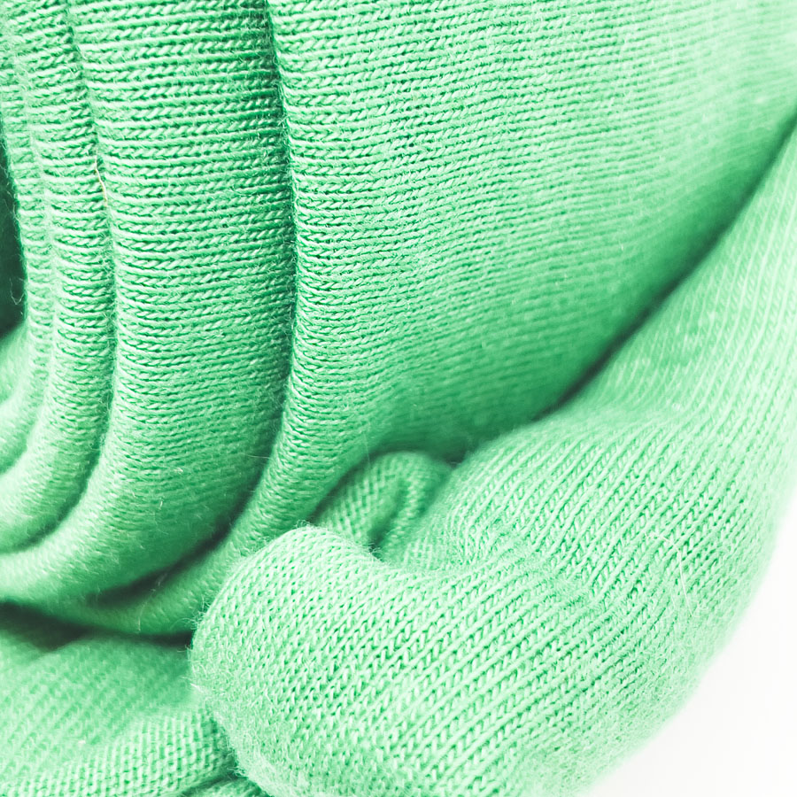 Kelly Green Knit Jersey Fabric - appx. 1 Yard