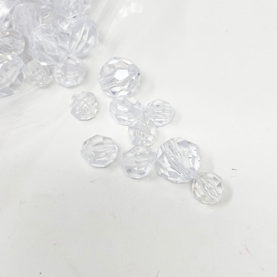 Mega Round Faceted Crystal Beads Pack