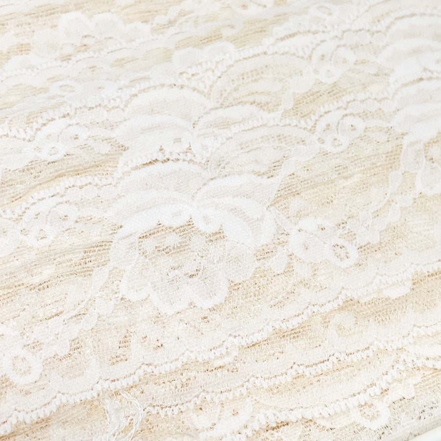 White Lace Trim - 23 yards