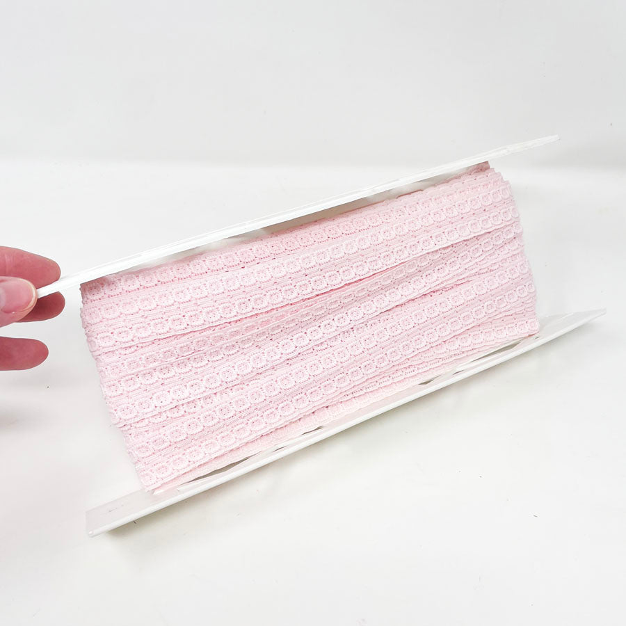 Soft Pink Lace Trim - 20 yards