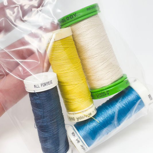 Tall Peacock - Assorted Sewing Thread Bundle