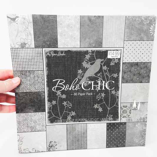 Boho Chic 12 x 12 Paper Pad - The Paper Studio