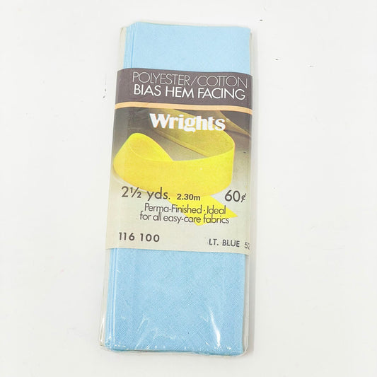 Wrights Polyester/Cotton Bias Hem Facing