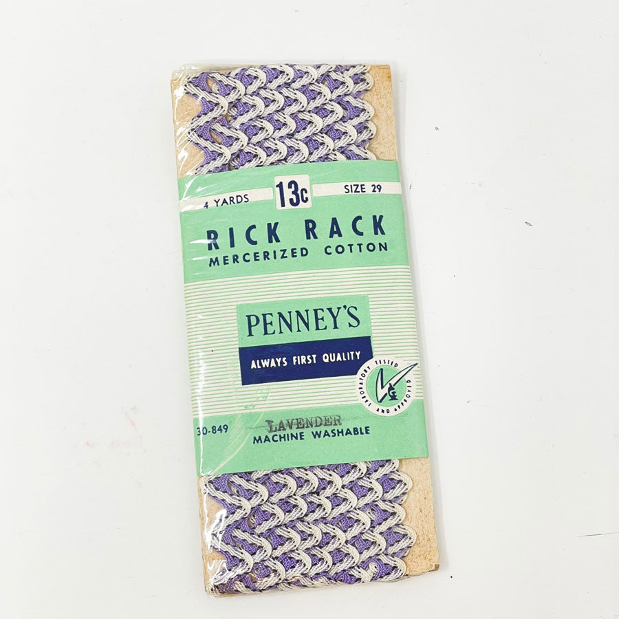 Penney's Lavender Rick Rack