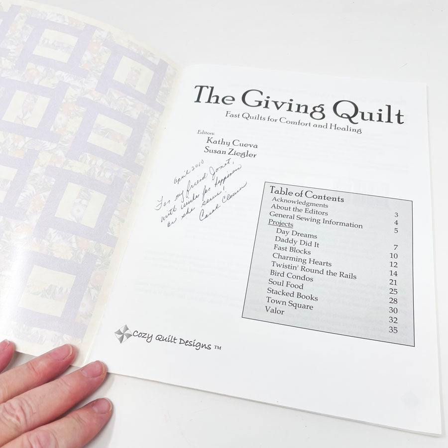 "The Giving Quilt" by Cozy Quilt Designs