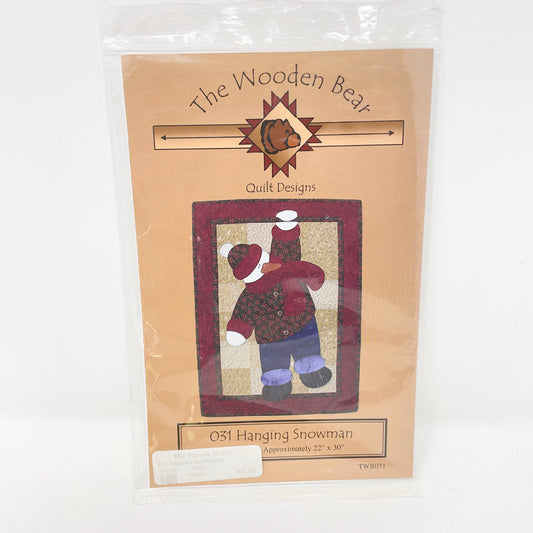 Hanging Snowman Quilt Pattern #031