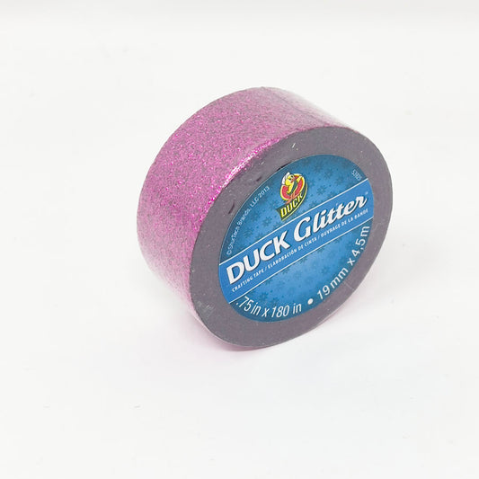 Duck Glitter Tape--Pink