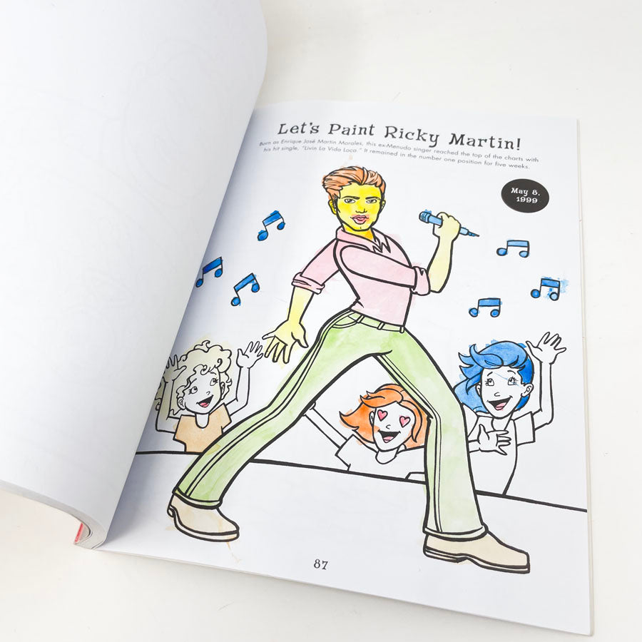 "Let's Paint the '90s!" Coloring and Activity Book