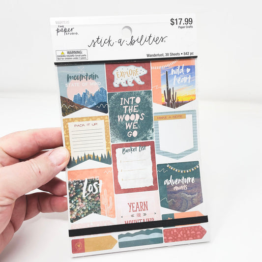 The Paper Studio - Stick-a-Bilities - Wanderlust Sticker Book