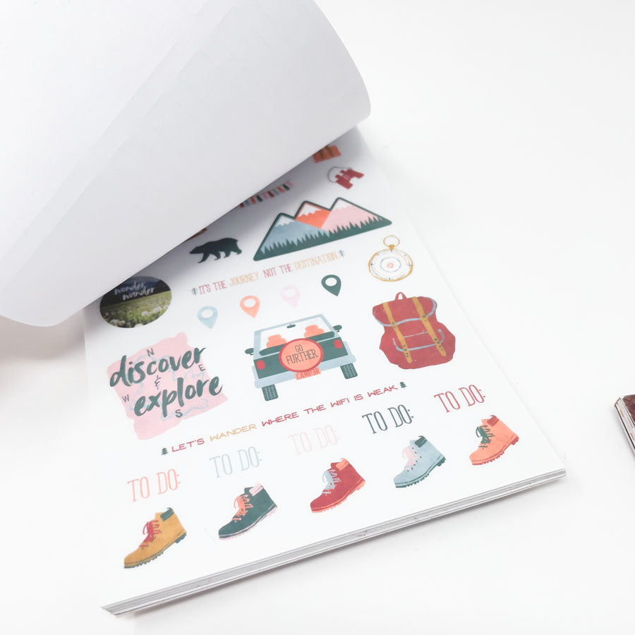 The Paper Studio - Stick-a-Bilities - Wanderlust Sticker Book