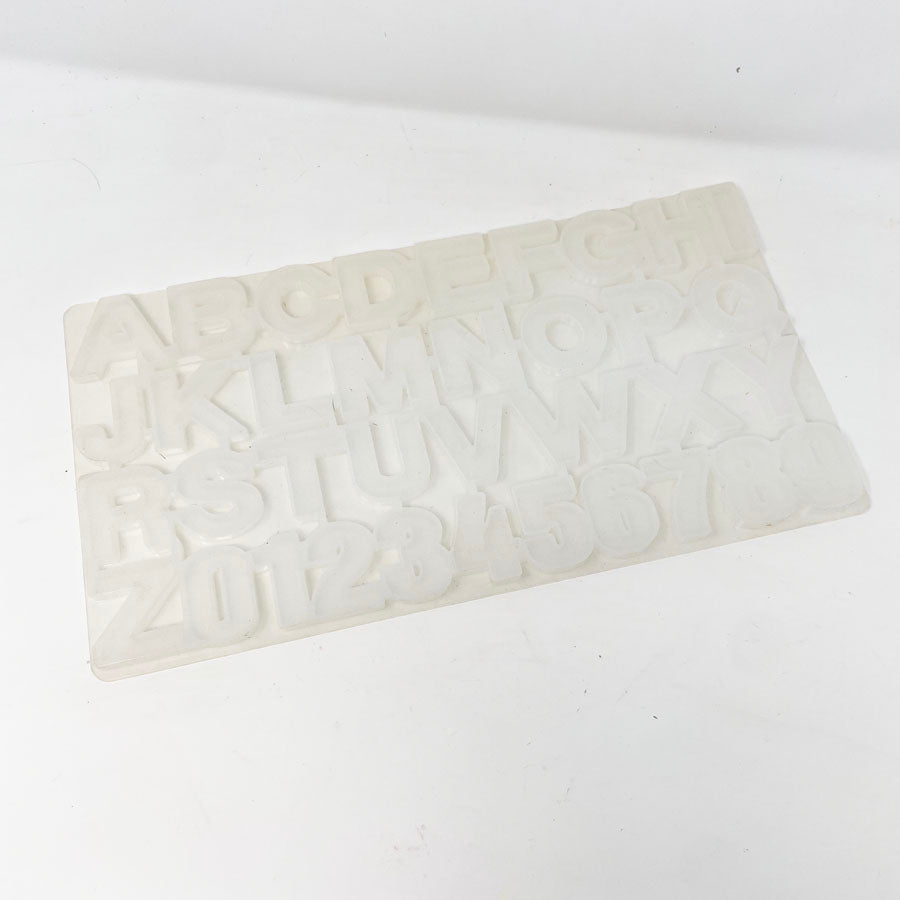 Silicone Reverse Alphabet Mold