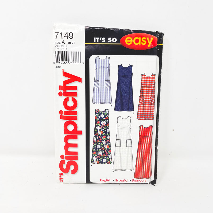 Dress - Simplicity Sewing Pattern 7149 (10-20)