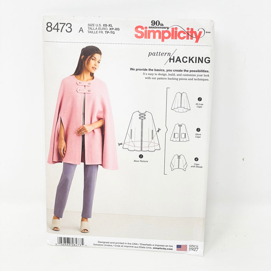 Overcoat - Simplicity Sewing Pattern 8473 (XS-XL)