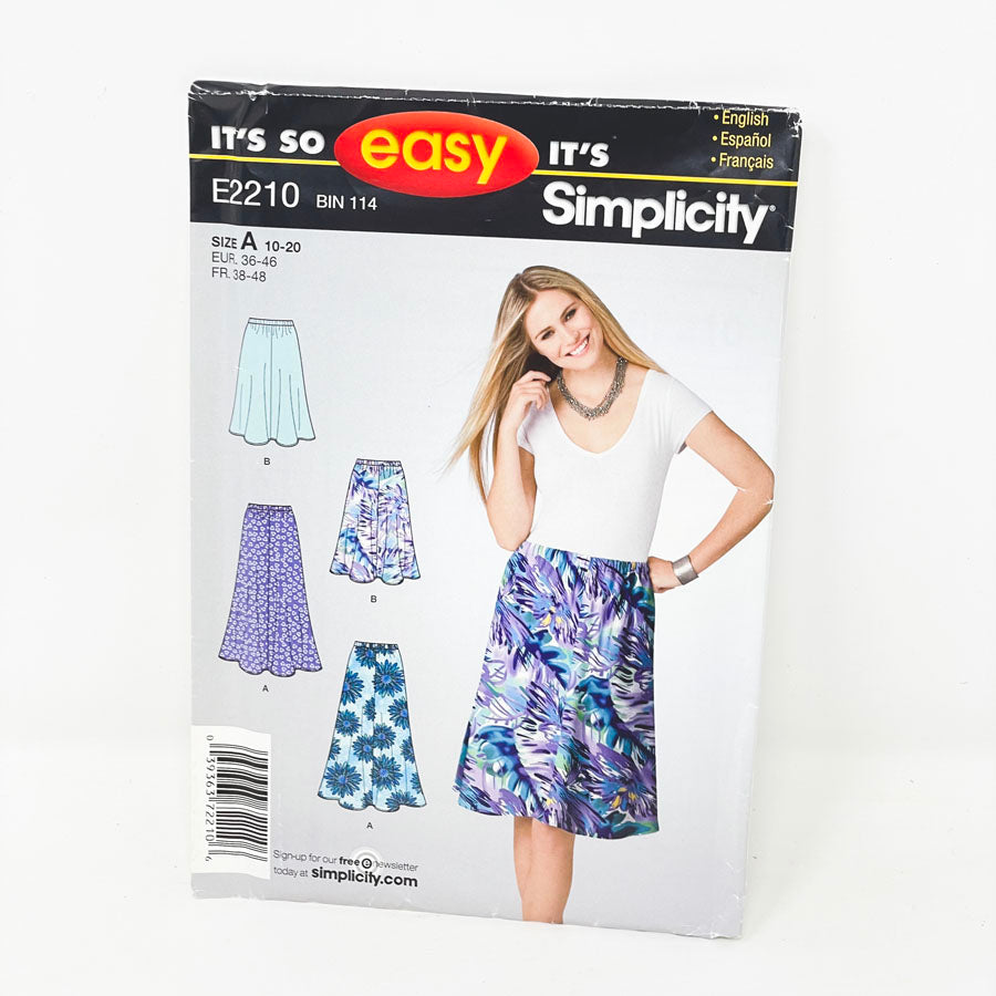 Skirt - Simplicity Sewing Pattern E2210 (10-20)