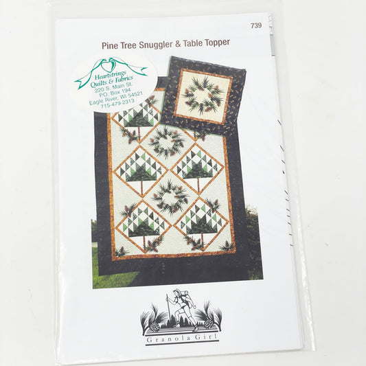 Granola Girl Pine Tree Snuggler & Table Topper Pattern