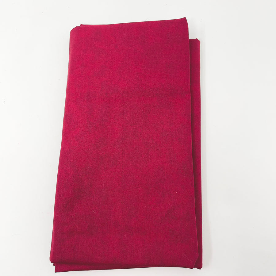 1.5 yd - Textured Cranberry Fabric