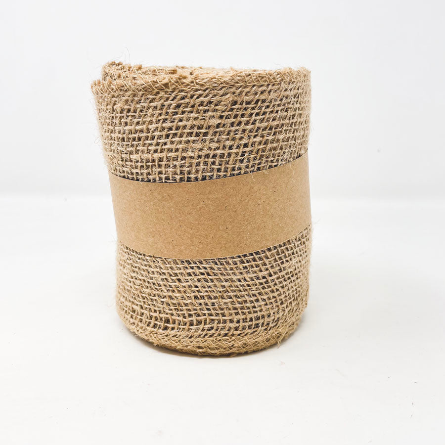 Wide Burlap Ribbon