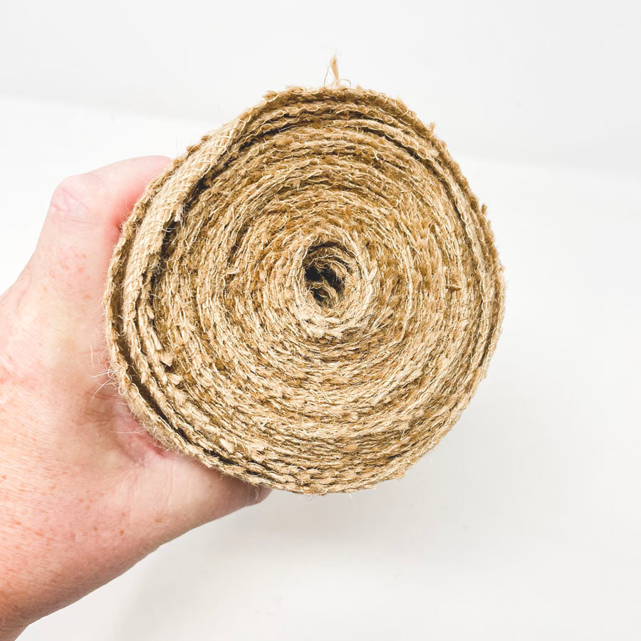 Wide Burlap Ribbon