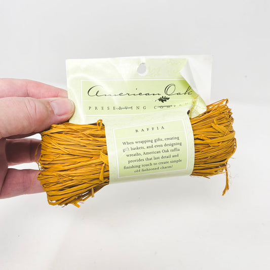 American Oak Goldenrod Raffia